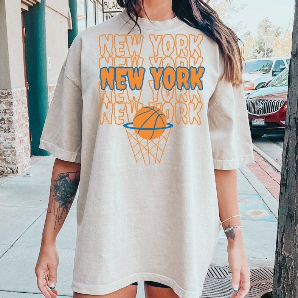 New York Knicks Basketball Shirt Retro New York Basketball 3